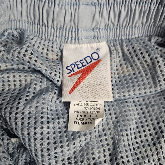 Vintage Speedo Swim Trunks Hawaiian Tropical Mesh Lined Board Shorts Size XL - Picture 4 of 9